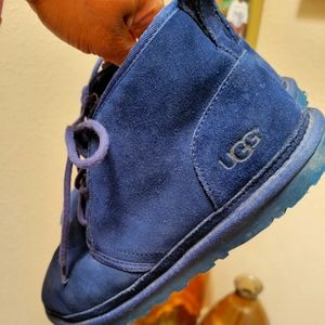 Unisex navy blue  boots